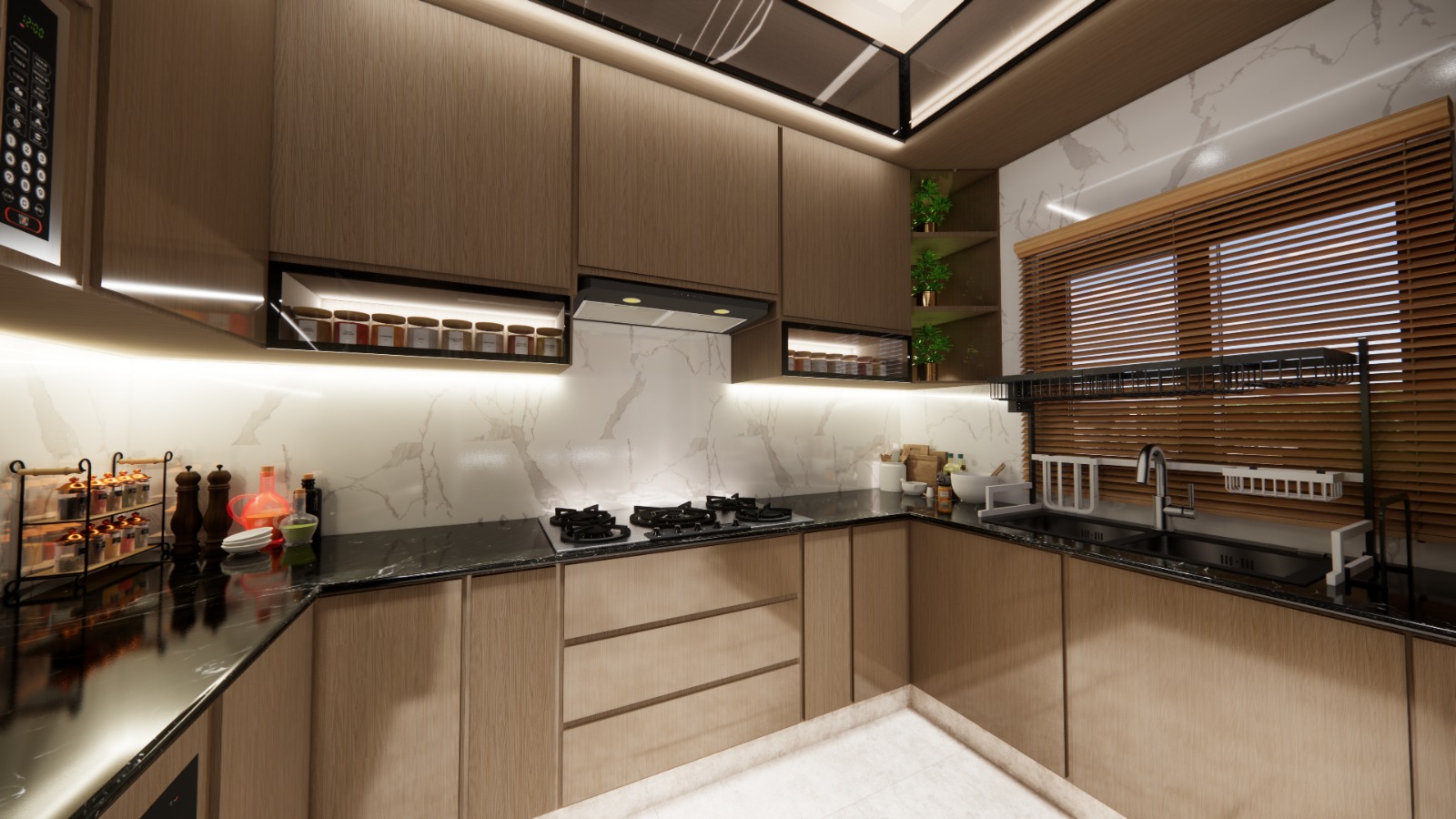 Kitchen Design 5 Marla Kohistan Enclave Wah Residential 3