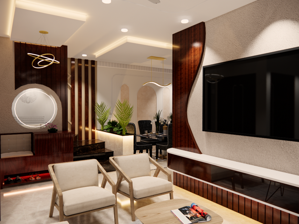 Lounge and Dinning Area 5 Marla House Kohistan Enclave Wah Residential 3